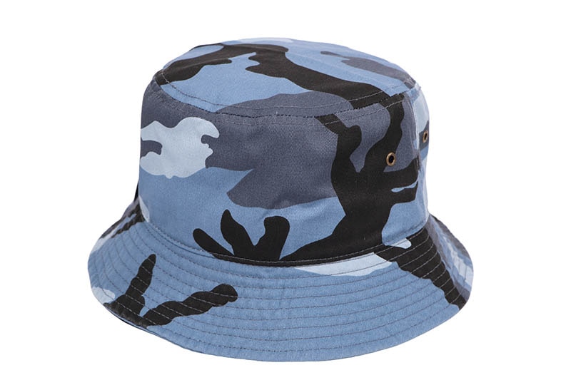 NEWHATTAN TWILL BUCKET HAT (RT1500:BLUE SKY CAMO)