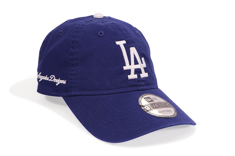 NEW ERA LOS ANGEKLES DODGERS SIDE PATCH 9TWENTY ADJUSTABLE CAP (DARK ROYAL) 14388719