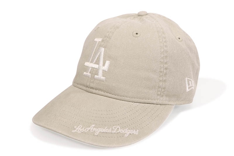 NEW ERA LOS ANGELES DODGERS VISOR LOGO 9THIRTY ADJUSTABLE CAP (ACID WASH CHROME) 14388706