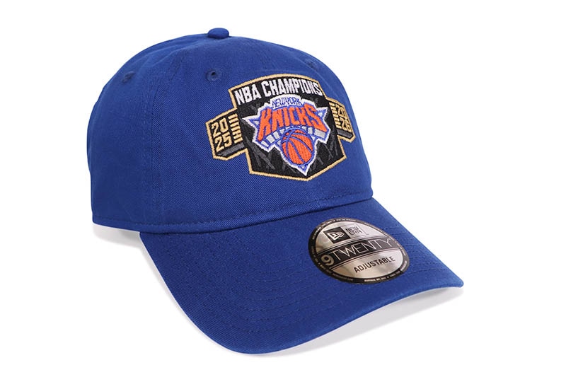 NEW ERA NEW YORK KNICKS 2026 NBA FINALS CHAMPIONS LOCKER ROOM REPLICA 9TWENTY ADJUSTABLE HAT (ROYAL BLUE) 71092751