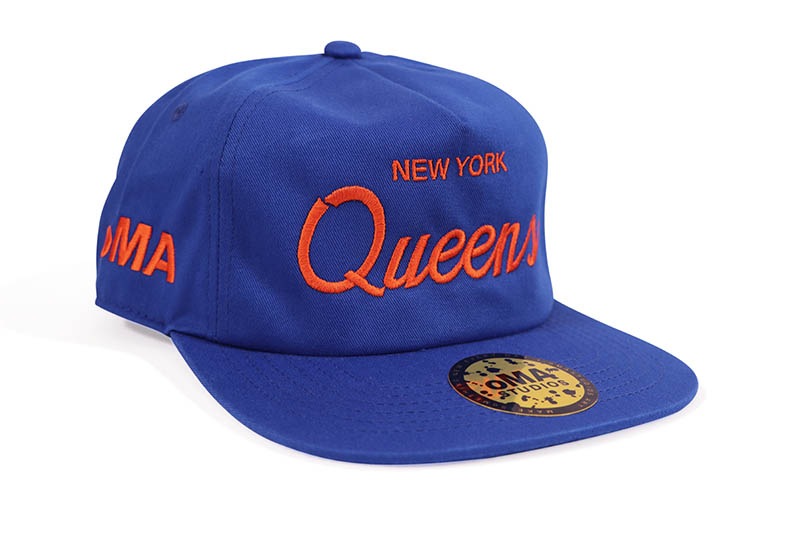 oMA STUDIOS QUEENS, NEW YoRK THRoWBACK HAT (RoYAL)