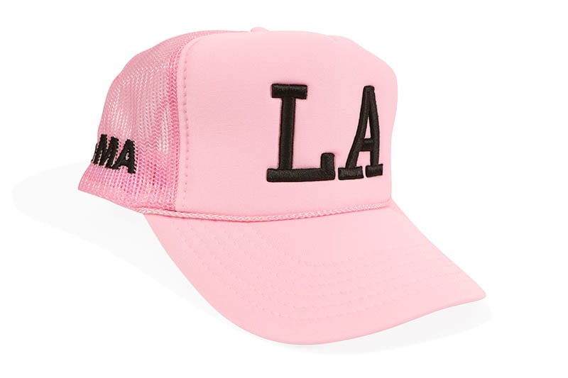 oMA STUDIOS LA TRUCKER HAT (PINK)