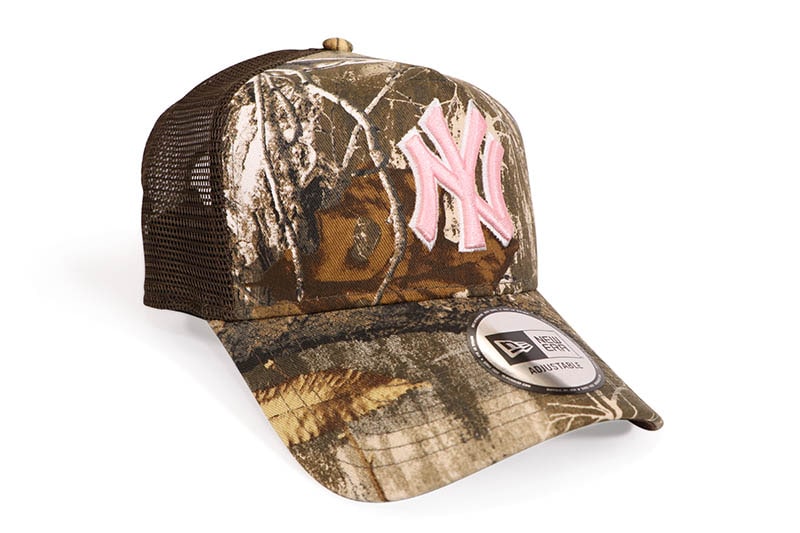 NEW ERA NEW YORK YANKEES 9FORTY A-FRAME TRUCKER CAP (REALTREE CAMO) 15137096
