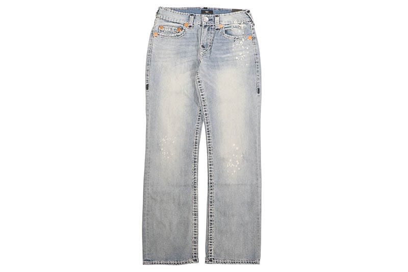 TRUE RELIGION BILLY EMBROIDERED SUPER T BOOTCUT JEAN 34