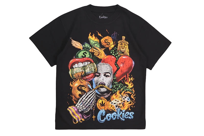 COOKIES COLLAGE PREMIUM TEE (BLACK) CM263TSP15 | Brand,A-F,COOKIES