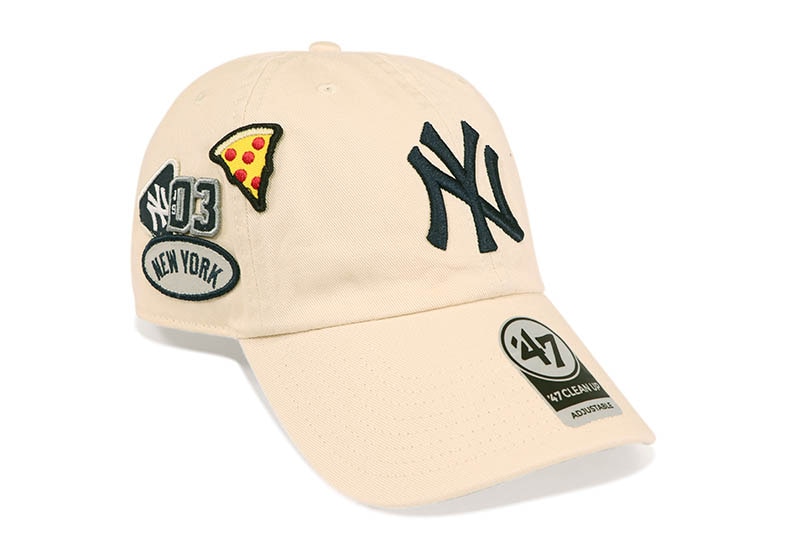 '47 NEW YORK YANKEES BADGES CLEAN UP CAP (NATURAL) 15173699