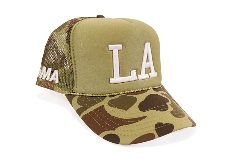 oMA STUDIOS LA TRUCKER HAT (DESERT CAMO)