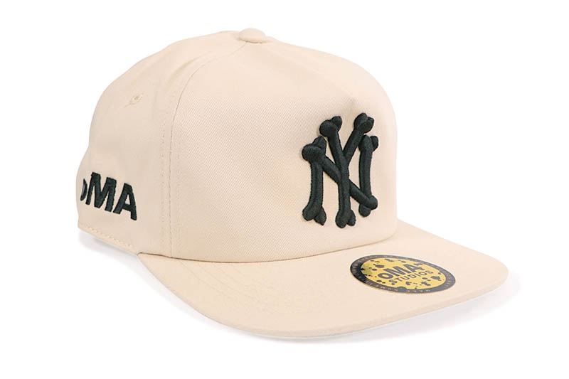 oMA STUDIOS NY BONES HAT (CREAM)