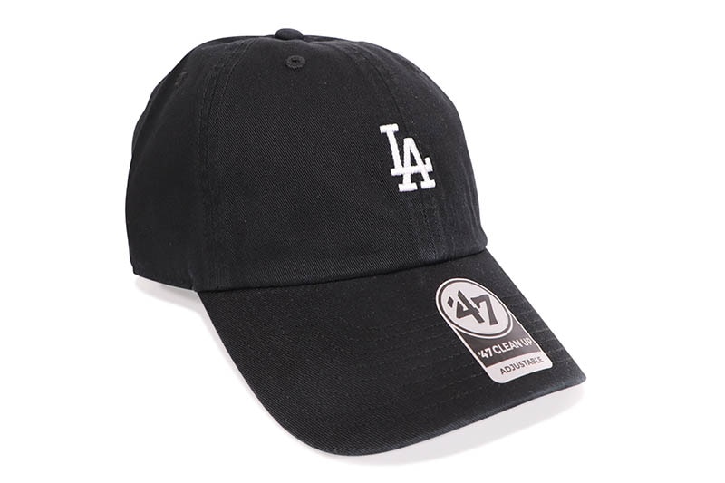 '47 LOS ANGELES DODGERS '47 BASE RUNNER CLEAN UP CAP (BLACK) 14751412