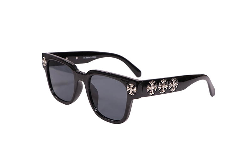 ICE LAB CROSS RHINESTONE SUNGLASSES (DARK SHADE/GOLD) ASG-301G