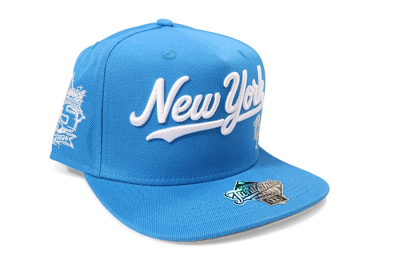 TWNTY TWO JAY-Z THE BLUEPRINT 25TH ANNIVERSARY SNAPBACK CAP (SKY