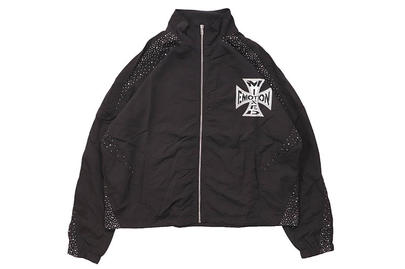 MIXED EMOTION BLACK CLASSIC NYLON JACKET