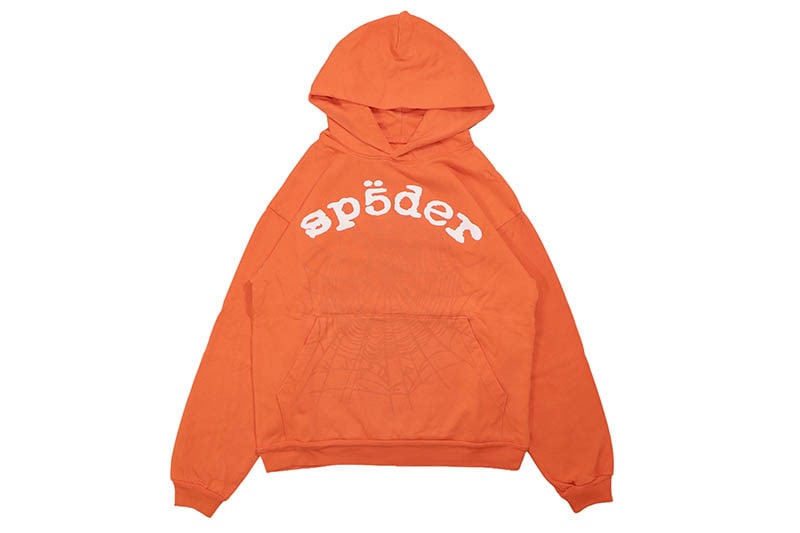 SP5DER ORANGE OG WEB HOODIE | Brand,S-Z,SP5DER | GROWAROUND