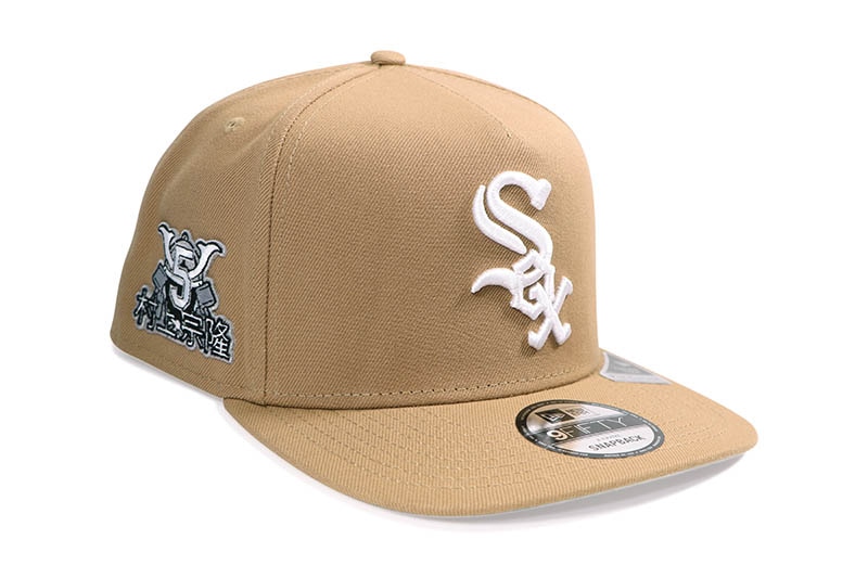 NEW ERA CHICAGO WHITE SOX AF 9FIFTY SNAPBACK CAP (MUNETAKA MURAKAMI SIDE PATCH/GREY UNDER VISOR/CAMEL)