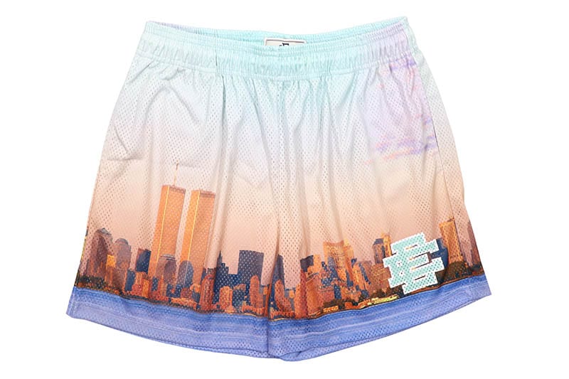 ERIC EMANUEL SKYLINE PATTERN SHORT BLUE SKY BLUE | Brand,A-F,ERIC