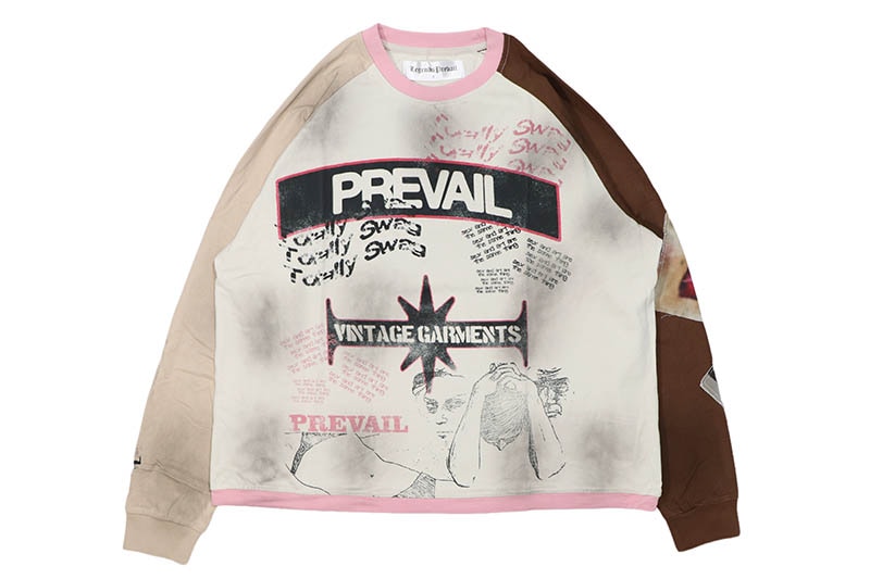 LEGENDS PREVAIL SWAG COLOR BLOCK LONG SLEEVE (LP-KT-201:CREAM