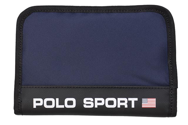 POLO SPORT ZIP NYLON WALLET (405753240002:NAVY)