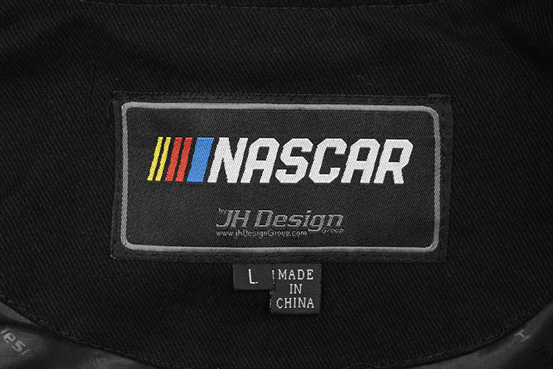 JH Design BUBBA WALLACE #BLACKLIVESMATTER NASCAR TWILL JACKET (BW0303BLM0:BLACK)