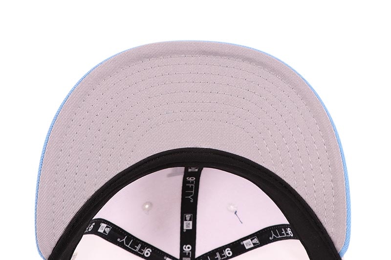 NEW ERA LOS ANGELES DODGERS 9FIFTY SNAPBACK CAP (2024 WORLD SERIES SIDE PATCH/GREY UNDER VISOR/WHITE SKY)
