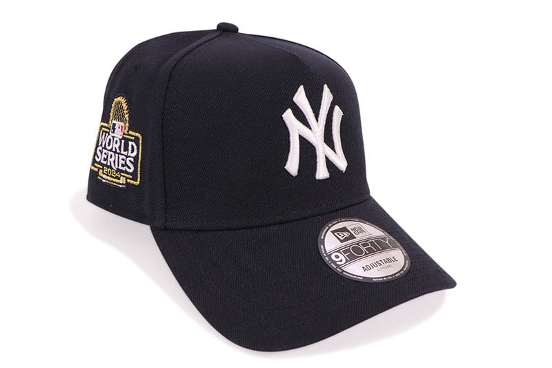 NEW ERA NEW YORK YANKEES 9FORTY AF ADJUSTABLE CAP (2024 WORLD SERIES SIDE PATCH/GREY UNDER VISOR/NAVY)