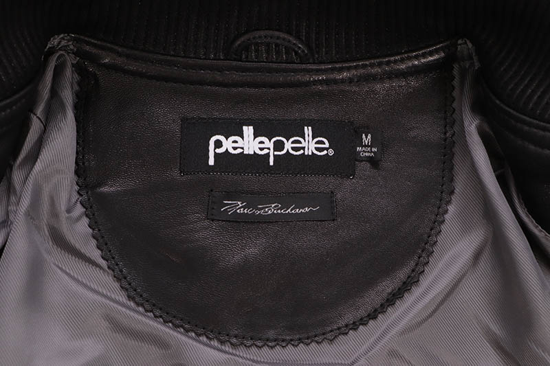 Pelle Pelle NYC BORO QUILTED JACKET (325-37536-BKW:BLACK/WHITE)