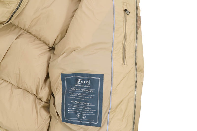 POLO RALPH LAUREN MATTE DOWN JACKET (710967739002:KHAKI)