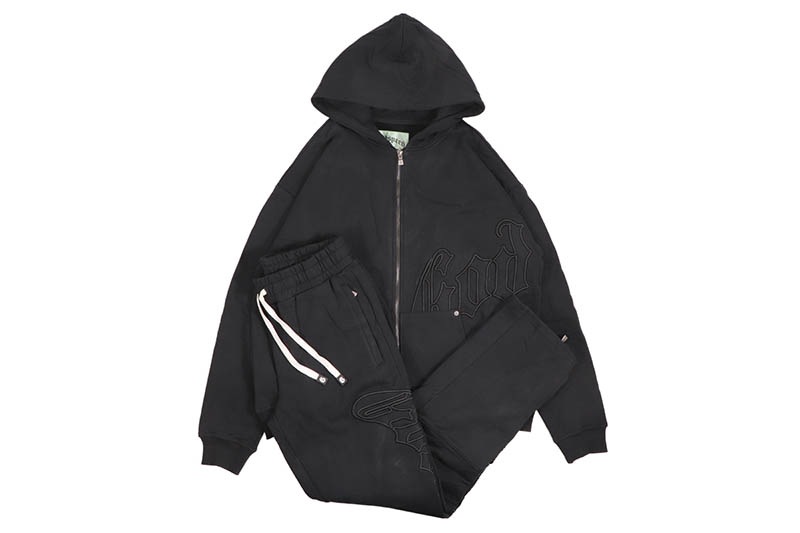 GODSPEED OG LOGO SWEATSUIT (DOUBLE BLACK)