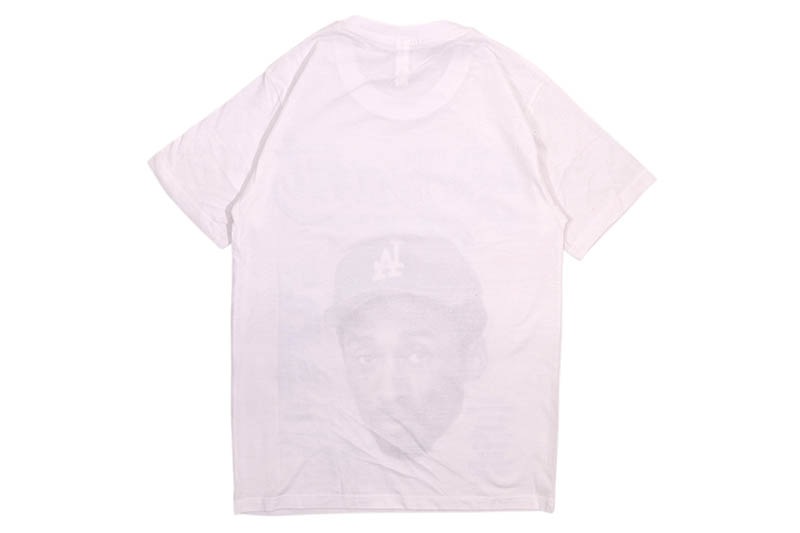 HOUSE OF TEES KOBE BRYANT DODGERS HAT 24 SIGNATURE T-SHIRT (WHITE)