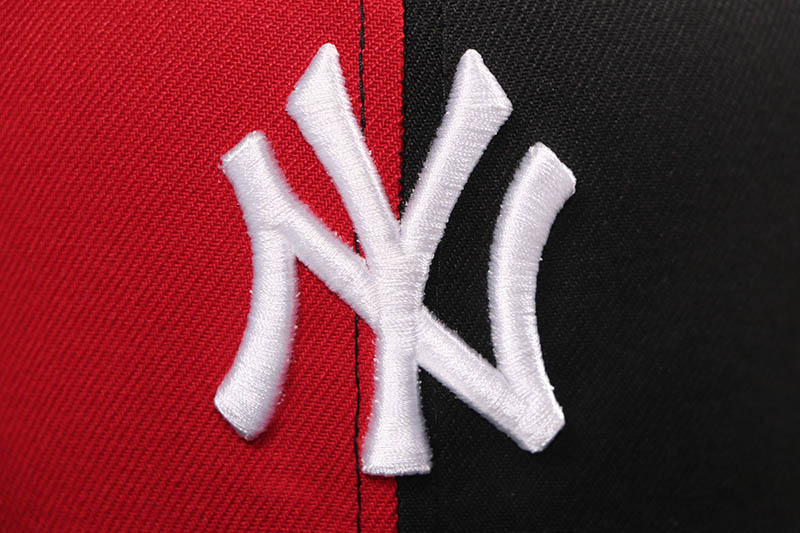 NEW ERA NEW YORK YANKEES 9FIFTY SNAPBACK CAP (50TH YEAR SIDE PATCH/GREY UNDER VISOR/RED PINWHEELS)