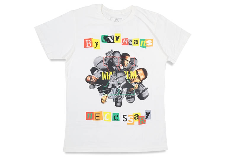 REASON CLOTHING MALCOLM X COLLAGE TEE (MX-08:WHITE)