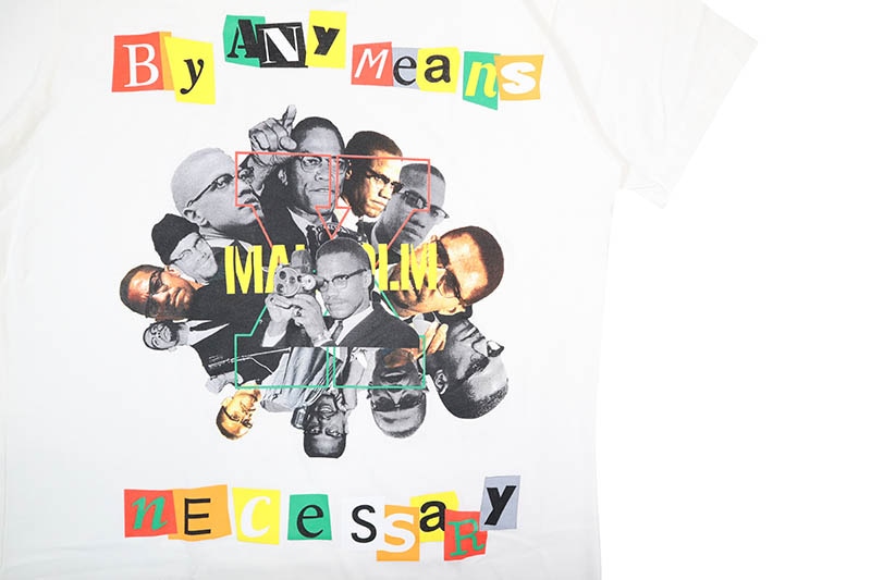 REASON CLOTHING MALCOLM X COLLAGE TEE (MX-08:WHITE)