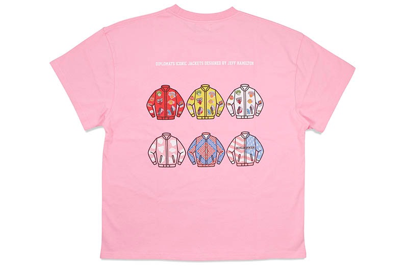 DIPLOMATS EMPIRE x JEFF HAMILTON SPECIAL COLLABORATION TEE (PINK)