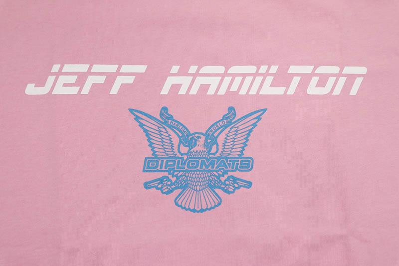 DIPLOMATS EMPIRE x JEFF HAMILTON SPECIAL COLLABORATION TEE (PINK)