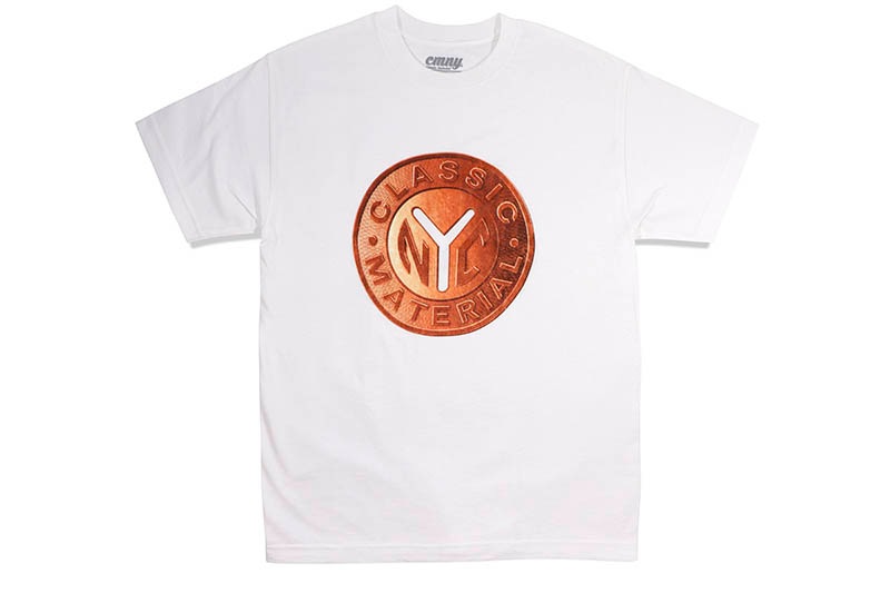 CLASSIC MATERIAL NY TOKEN TEE (WHITE)