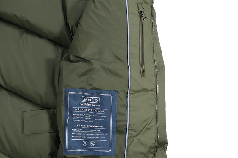 POLO RALPH LAUREN MATTE DOWN JACKET (710967739003:GREEN)