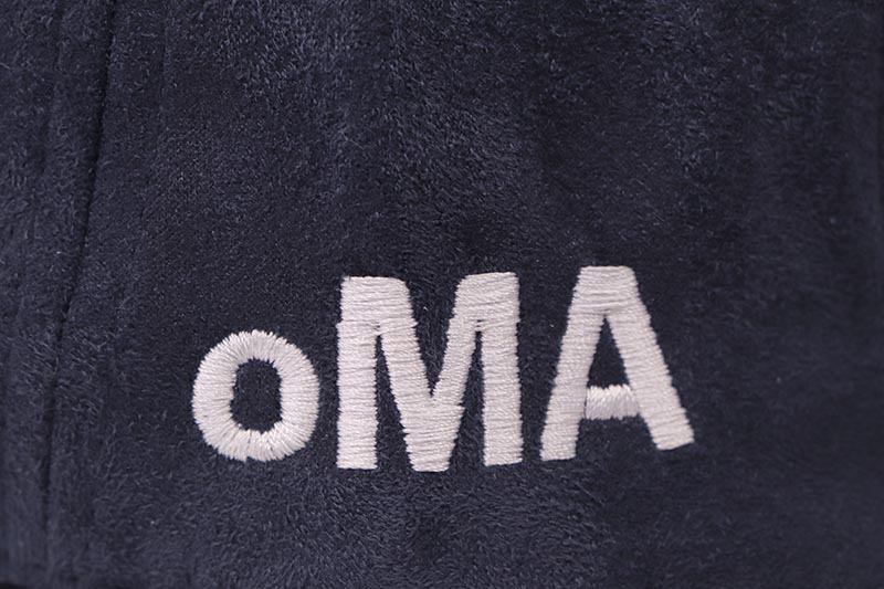 oMA STUDIOS NY KANJI JAPAN SUEDE HAT (NAVY)