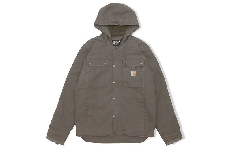 Carhartt RELAXED FIT WASHED DUCK SHERPA-LINED UTILITY JACKET (103826/039:GVL)