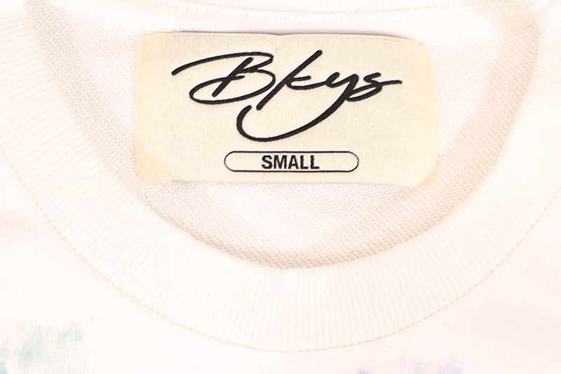 BKYS PARTY CLUB CROPPED RHINESTONE TEE (T1460:WHITE)