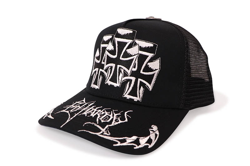 ED HARDY CROSSES TRUCKER HAT (BLACK) EHH0001-90