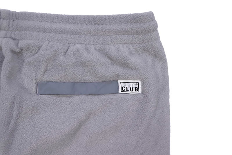 PRO CLUB POLAR FLEECE CARGO PANTS (SILVER) 16PC0401