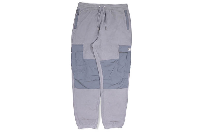 PRO CLUB POLAR FLEECE CARGO PANTS (SILVER) 16PC0401