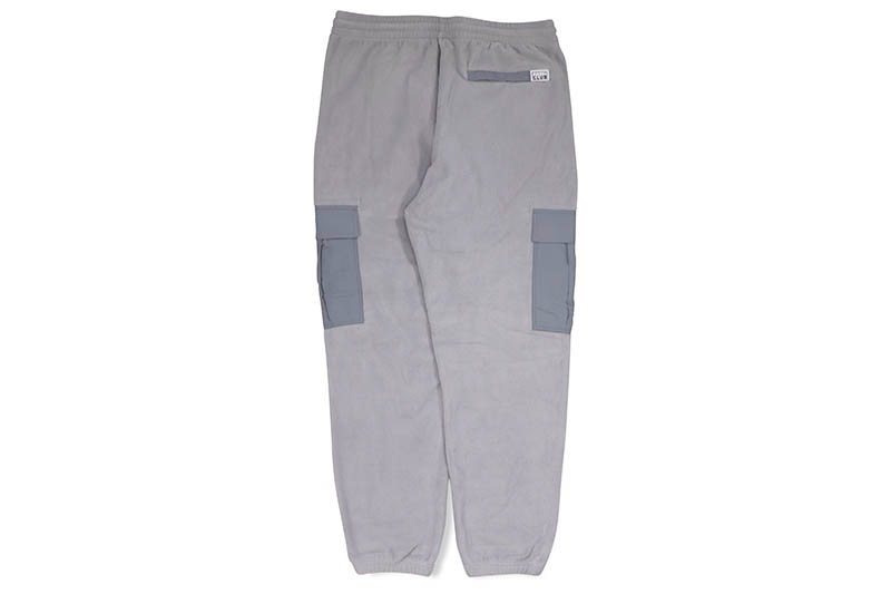PRO CLUB POLAR FLEECE CARGO PANTS (SILVER) 16PC0401