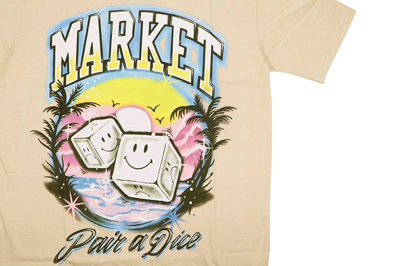 MARKET SMILEY PAIR OF DICE T-SHIRT (ECRU) 399001360