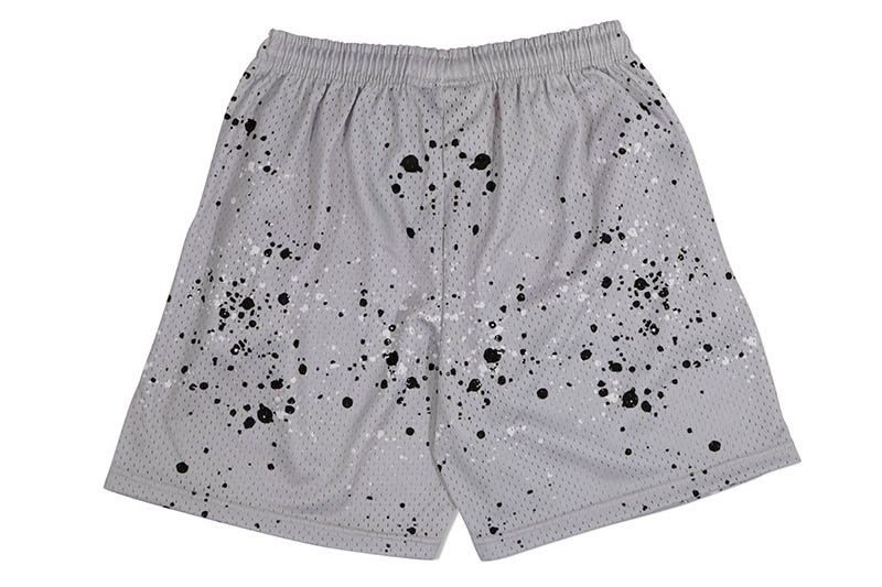 FLOOR 914 CEMENT GREY SPLATTER SHORTS
