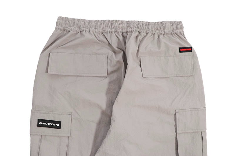 FUBU NYLON EASY CARGO PANTS (FAM-42502:GRAY)