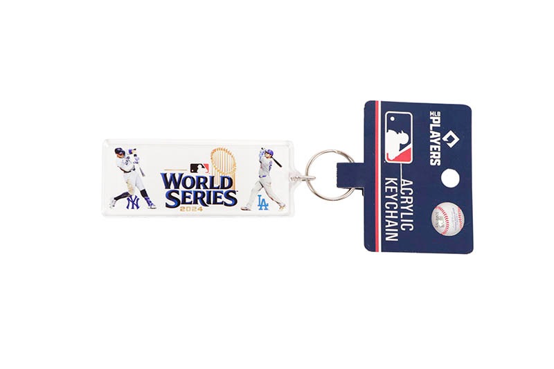 MLB 2024 WORLD SERIES DUELING PLAYERS JUDGE / OHTANI ACRYLIC KEYCHAIN