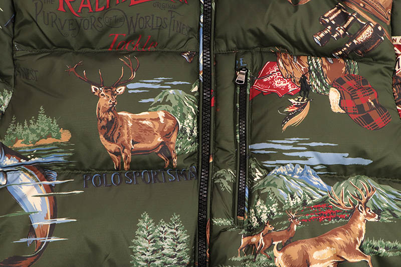 POLO RALPH LAUREN THE GORHAM POLO SPORTSMAN DOWN JACKET (710977071001:OUTDOORSMAN CONVO)