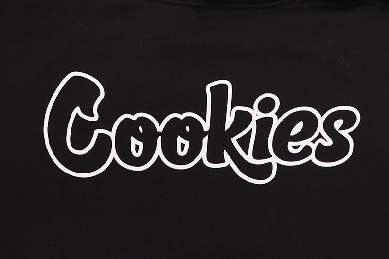 COOKIES ORIGINAL MINT OUTLINE PULLOVER HOODIE (BLACK/WHITE) CM253HFP02