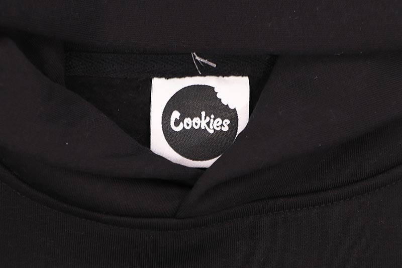 COOKIES ORIGINAL MINT OUTLINE PULLOVER HOODIE (BLACK/WHITE) CM253HFP02