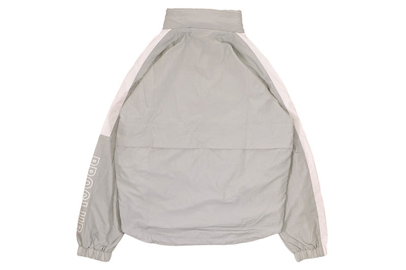 PRO CLUB FULL COURT WINDBREAKER JACKET (GRAY/SNOW WHITE) 03PC0303